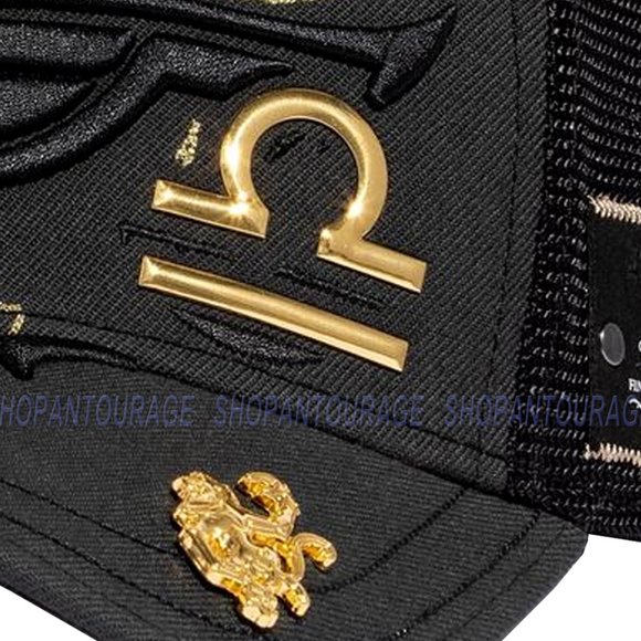 Red Monkey Libra Black RM1424 New Zodiac Series Limited Edition Trucker Hat Cap - Picture 5 of 7